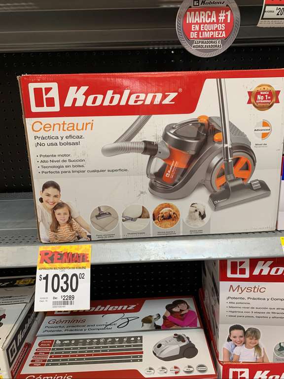 Bodega Aurrerá: aspiradora Koblenz Centauri 
