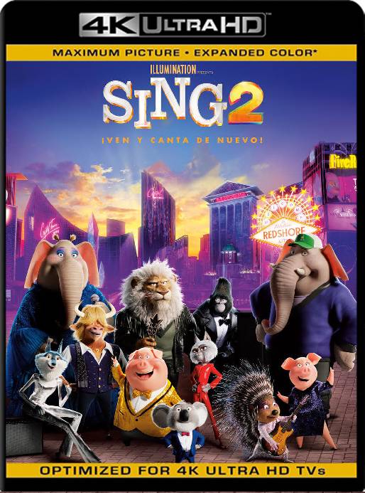 Sing 2: Ven y Canta de Nuevo (2021) BDRip 4K HDR Latino [GoogleDrive]