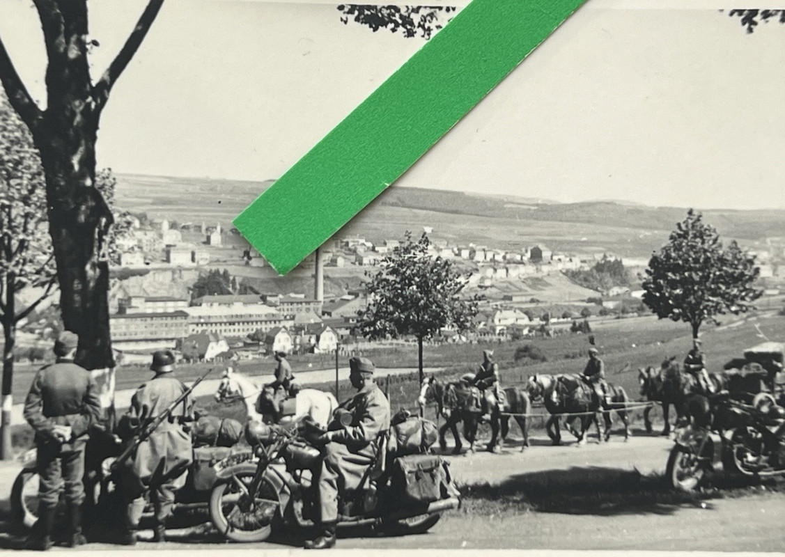 Deutsche Foto 19 5 1940 Vormarsch durch Luxembourg Fotoalbum Lëtzebuerg
