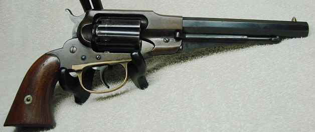Received in Trade--Remington-Rider DA fluted cylinder New Model Belt Revolver