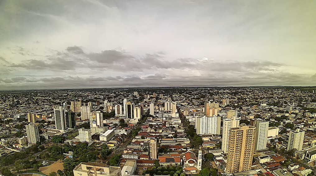 Campo Grande nesta manhã de segunda-feira