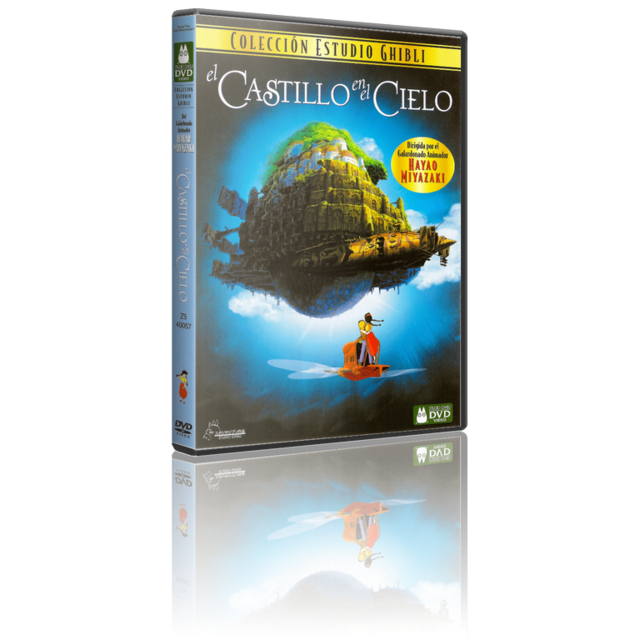 Portada - El Castillo en el Cielo [DVD5 Full][Pal][Cast/Ing/Ita/Jap][Sub:Varios][Animación][1986]