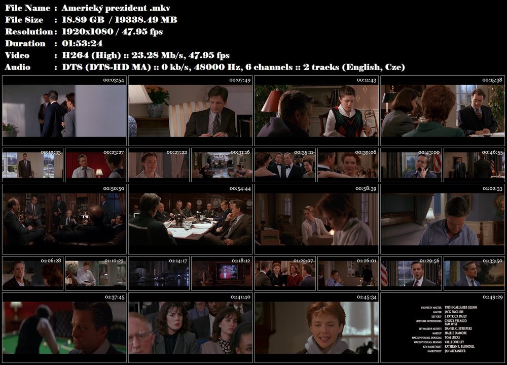 Americký prezident / The American President (1995)