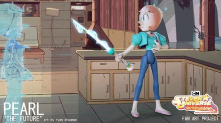 Gem Defenders – Pearl Action Figure – 3D Print Model