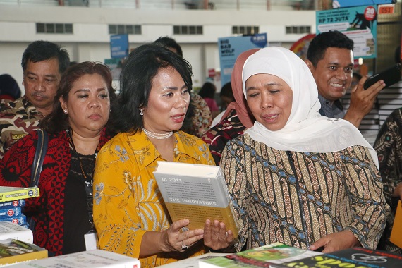 Buka BBW 2019, Gubernur Khofifah Ajak Masyarakat Gemar Membaca Untuk Membuka Jendela Dunia