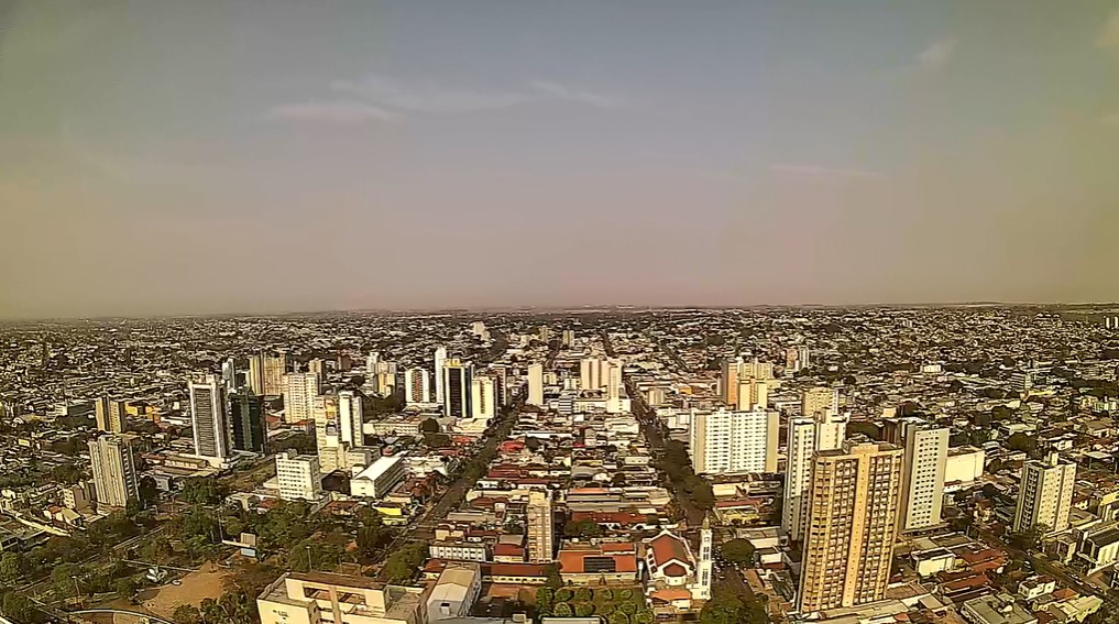 Campo Grande nesta manhã de terça-feira