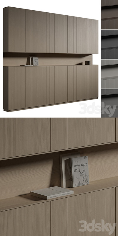 Bookshelf and decor rack, closet