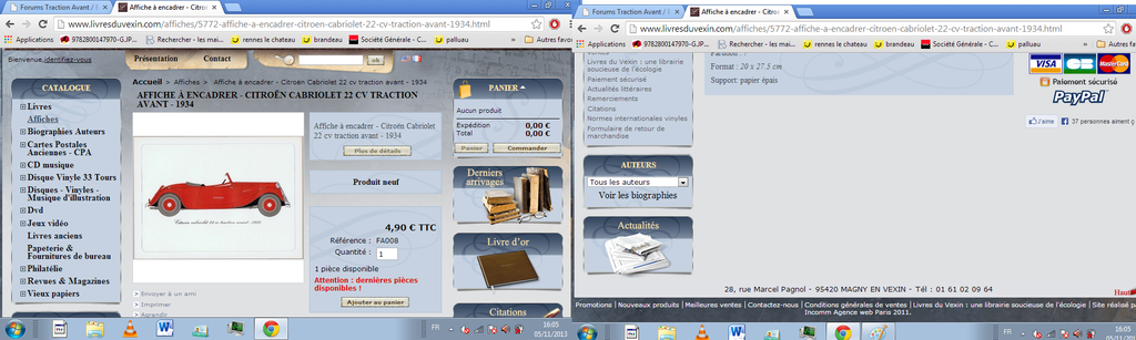 Site affiche(tte)