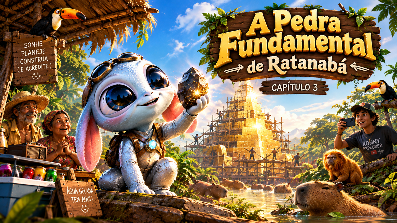 Capítulo 3 — A Pedra Fundamental de Ratanabá - ET Bilú e suas aventuras em Ratanabá
