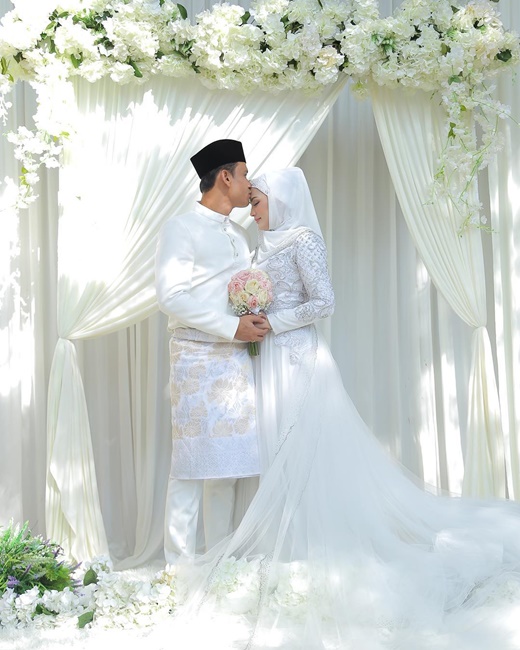 gambar nikah fasha sandha