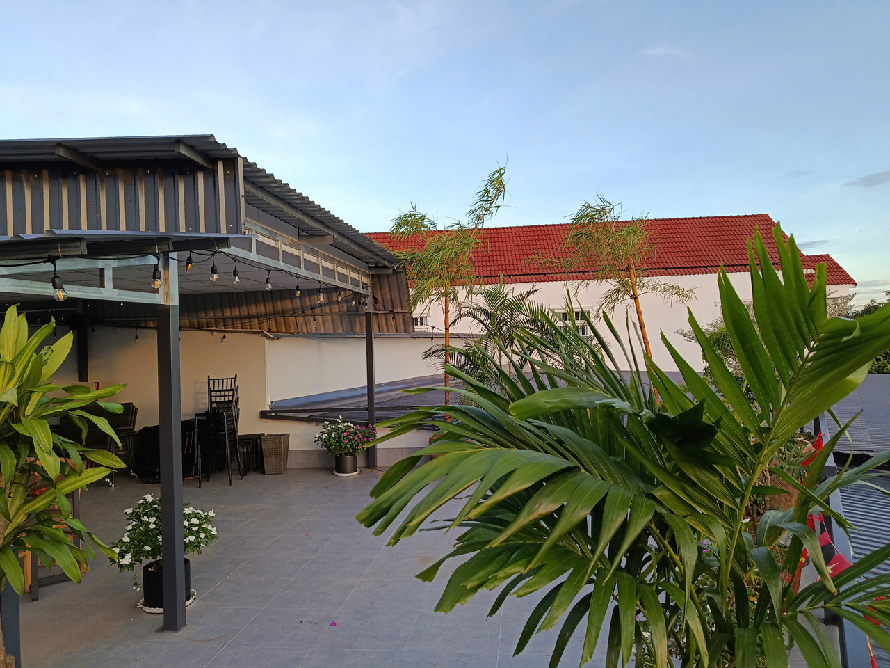 Hình minh họa khách hàng đang làm việc và học tập trong quán cafe yên tĩnh
