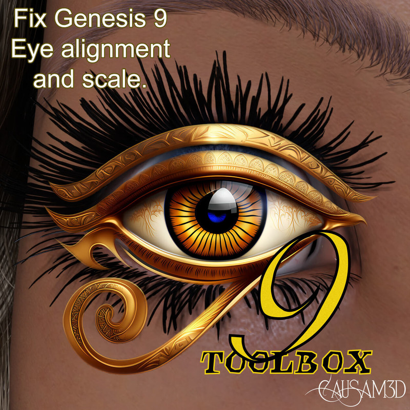 Eye Nine Toolbox Eye Alignment Utility for Genesis 9