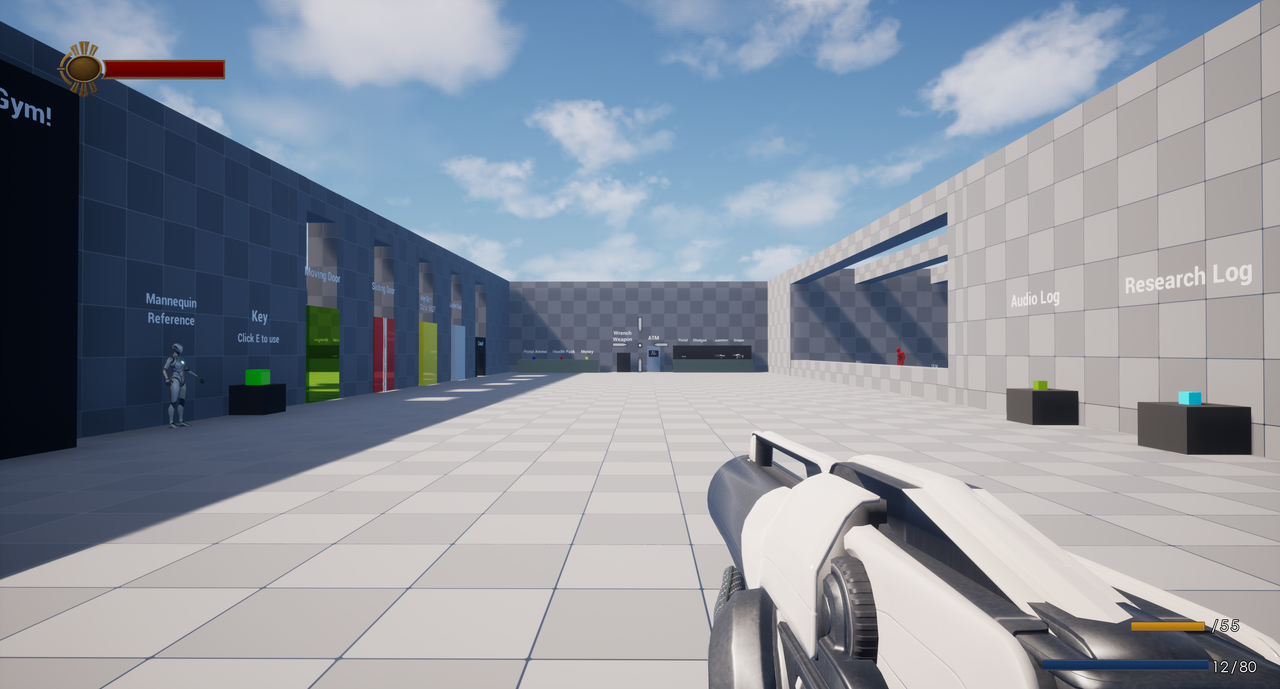 Custom BioShock-style UI health bar