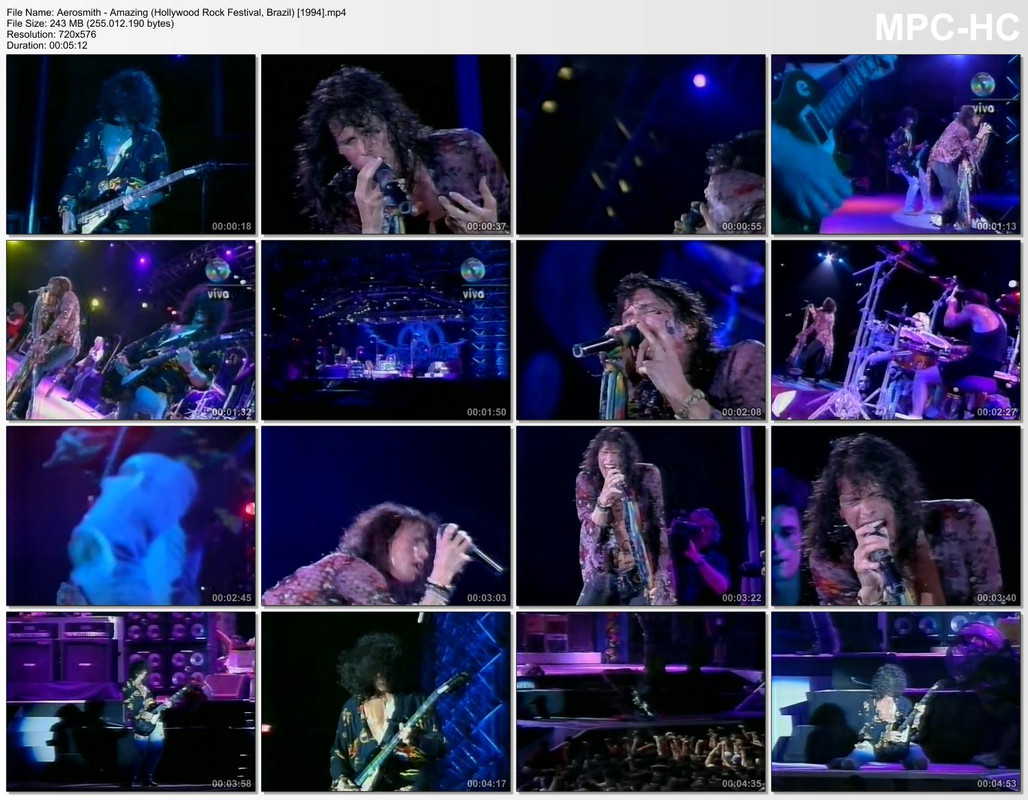 Aerosmith - Amazing (Hollywood Rock Festival, Rio, Brazil) [21.01.1994]