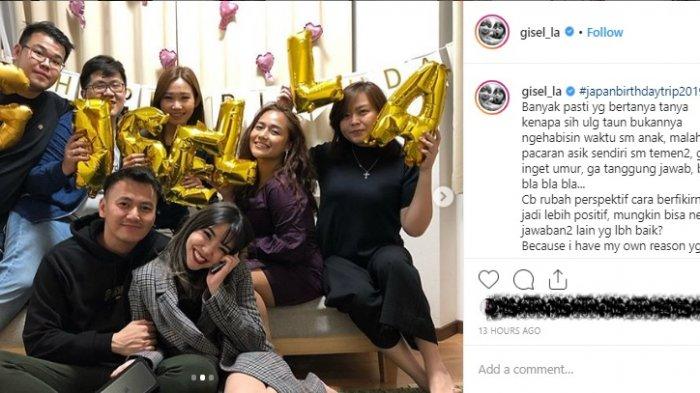 Instagram @gisel_la, Gisel beri alasan dirinya tidak mengajak Gempi ke Jepang untuk merayakan ulang tahunnya ke-29
