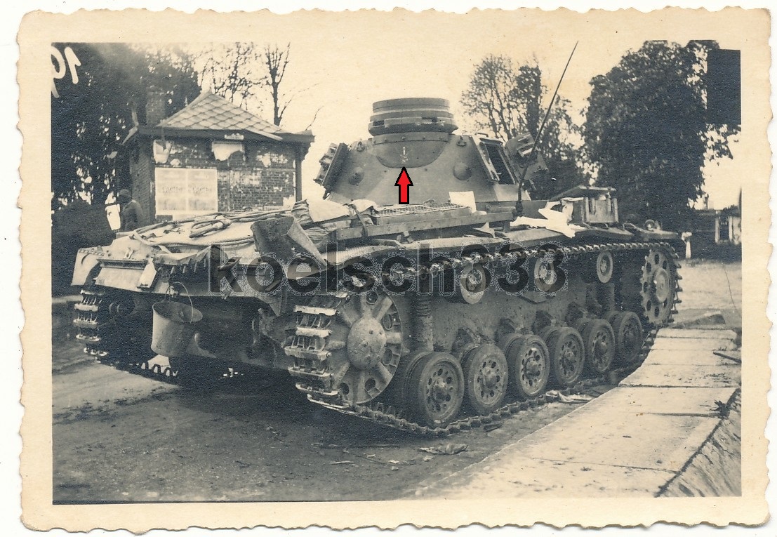 Panzer III Kennung Panzerjäger Abt. 521 (Sfl.) W