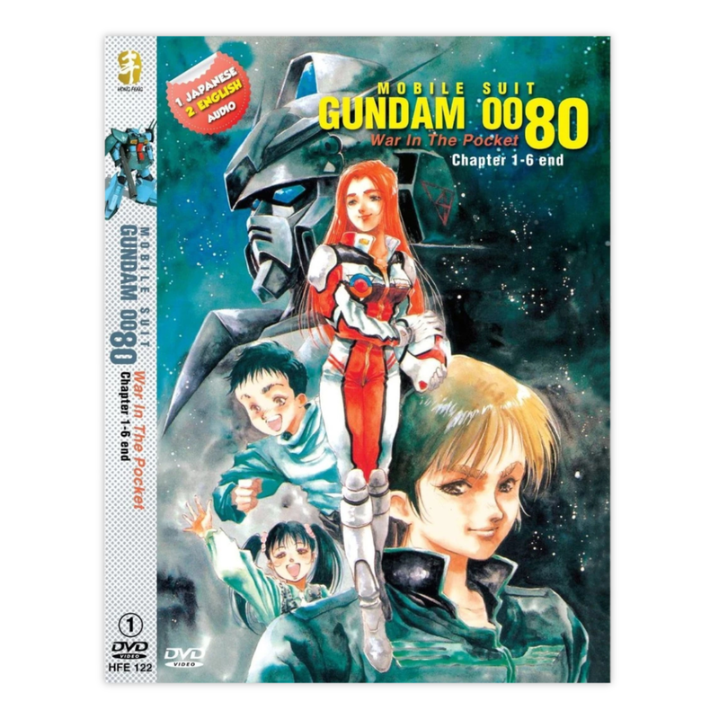 MOBILE SUIT GUNDAM 6枚組 DVD DVD Anime Mobile Suit Gundam 0080 TV Series Vol.1-6 End English