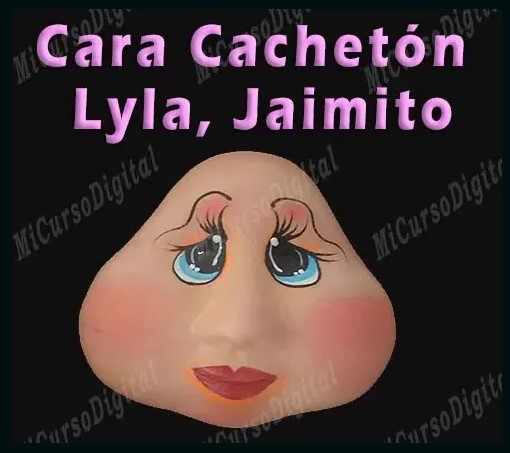 Cara de muñecas en goma eva muñecas fomi