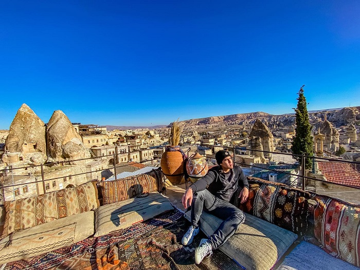 Potret El Rumi saat berada di Cappadocia, Turki.