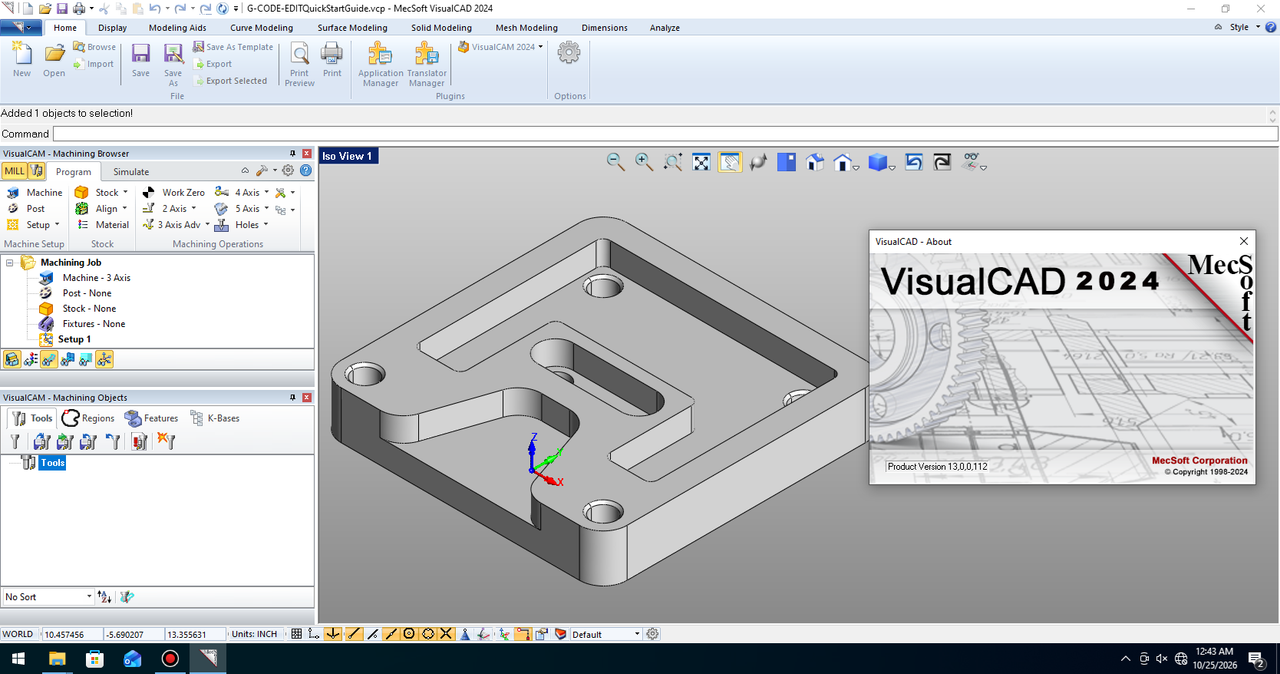 Working with VisualCAD 2024 v13.0.112 full activated