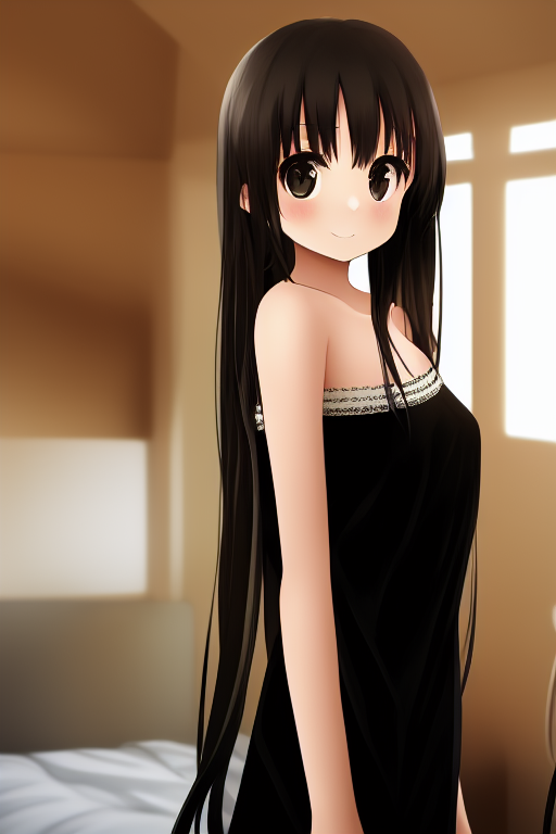 00527-2703067131-Shakugan_no_Shana, girl stand in bedroom, back_1girl, full_body, 7yo little girl, s