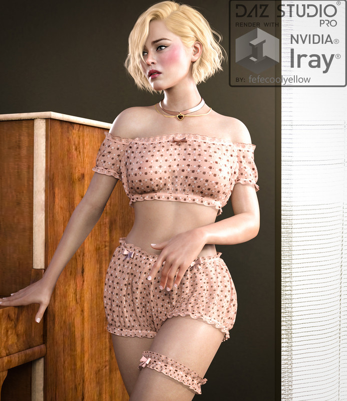 dforce bonne nuit clothing for G8F dforce bonne nuit clothing for G8F