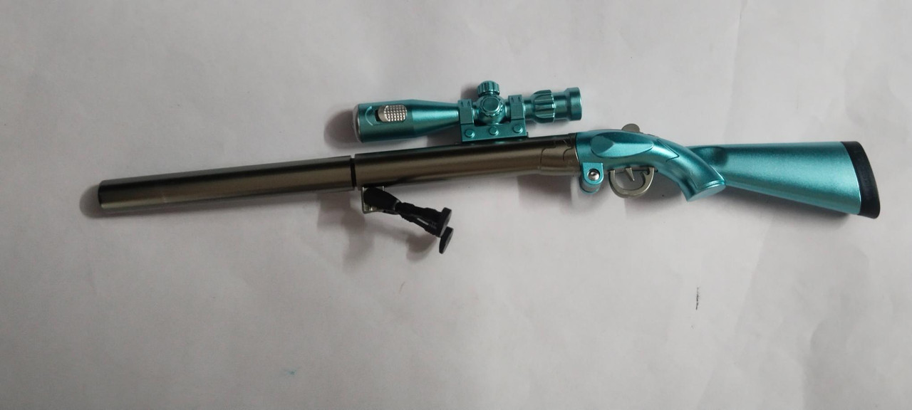 Led Gun Rifle Pen Big Blue