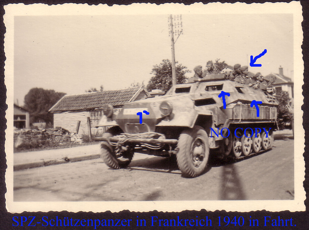 Schützenpanzer in Frankreich`40,Panzer,SPZ,SPW,T