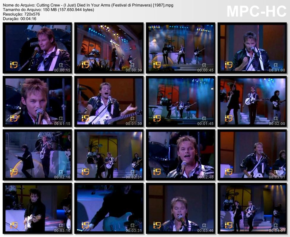 Cutting Crew - (I Just) Died In Your Arms (Festival di Primavera