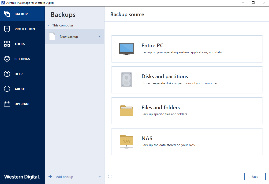 acronis true image wd edition there is no restore button