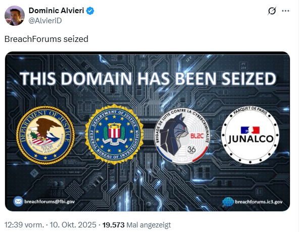 Breach Forum seized