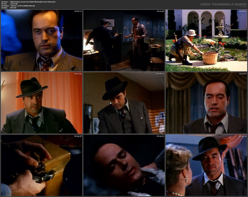 Philip Marlowe, Private Eye S02E01 Blackmailers Don't Shoot.mkv