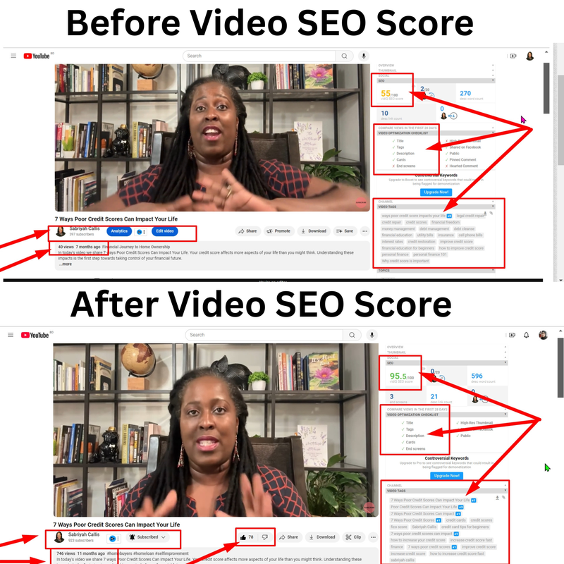 YouTube video optimization