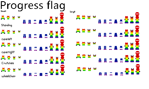 Progress flag