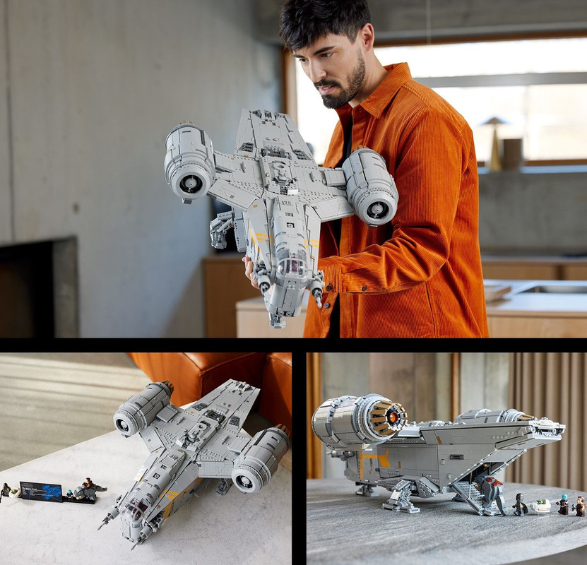 Razor Crest Inspired MOC Starship Building Set - 6187 Pieces