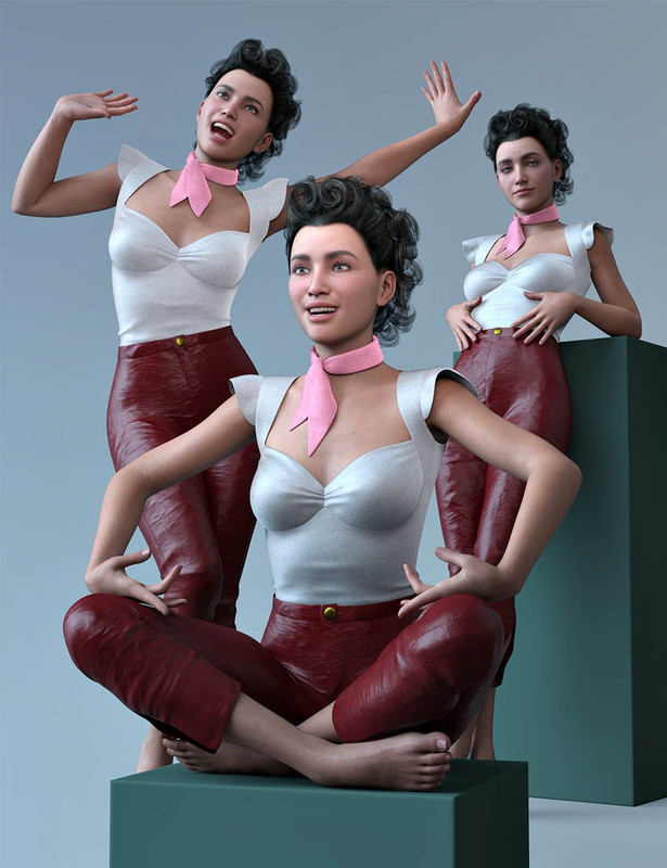 CDI Vintage Poses for Genesis 8.1 Female