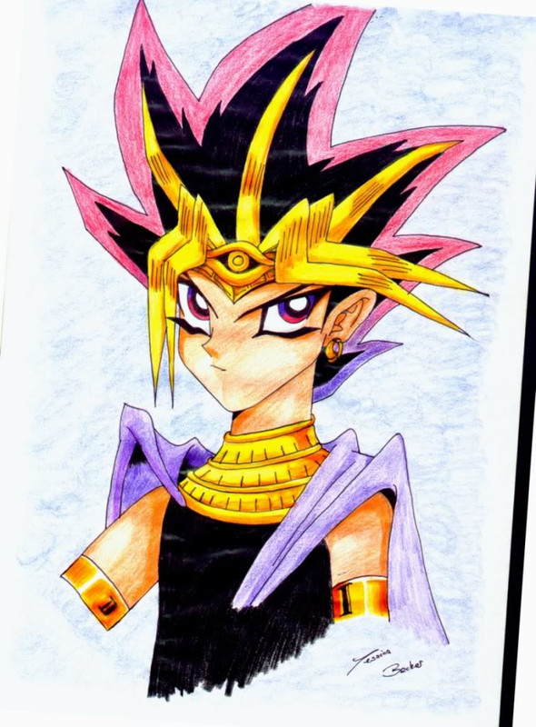 Hình vẽ Atemu (Yami Yugi) bộ YugiOh (vua trò chơi) - Page 3 1_Atemp_237