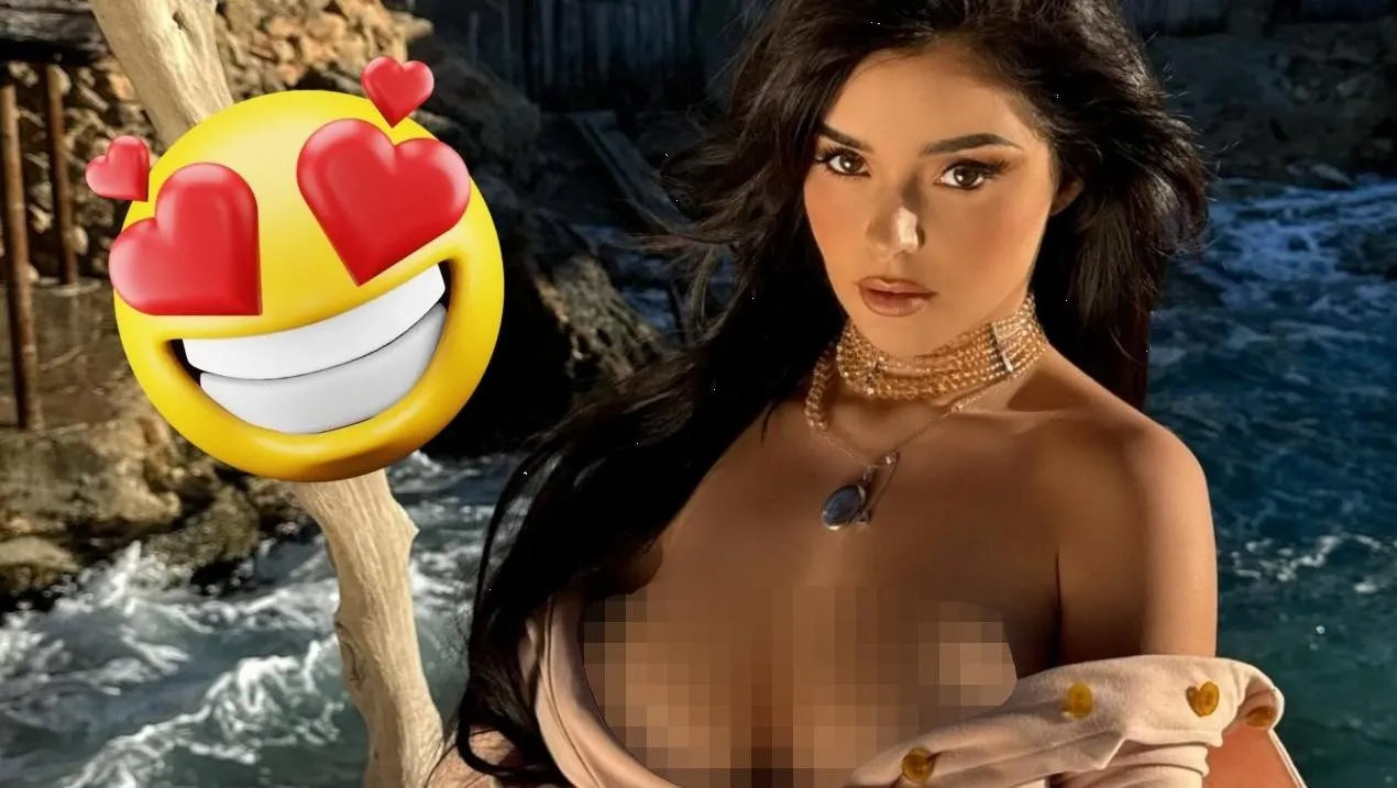 Demi Rose se viste con plumas y luce sus encantos en atrevidas fotografías
