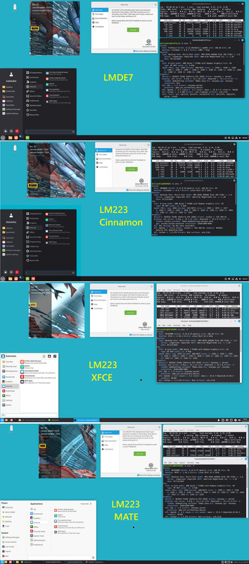 Linux Mint Comparison