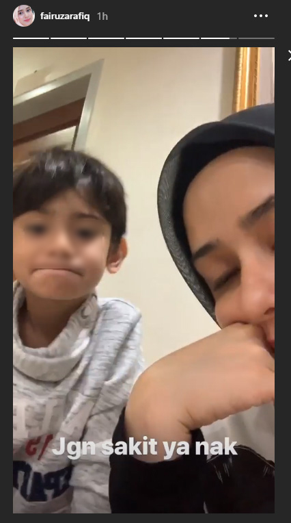 Instagram story Fairuz A Rafiq