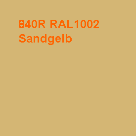 840R RAL1002 Sandgelb