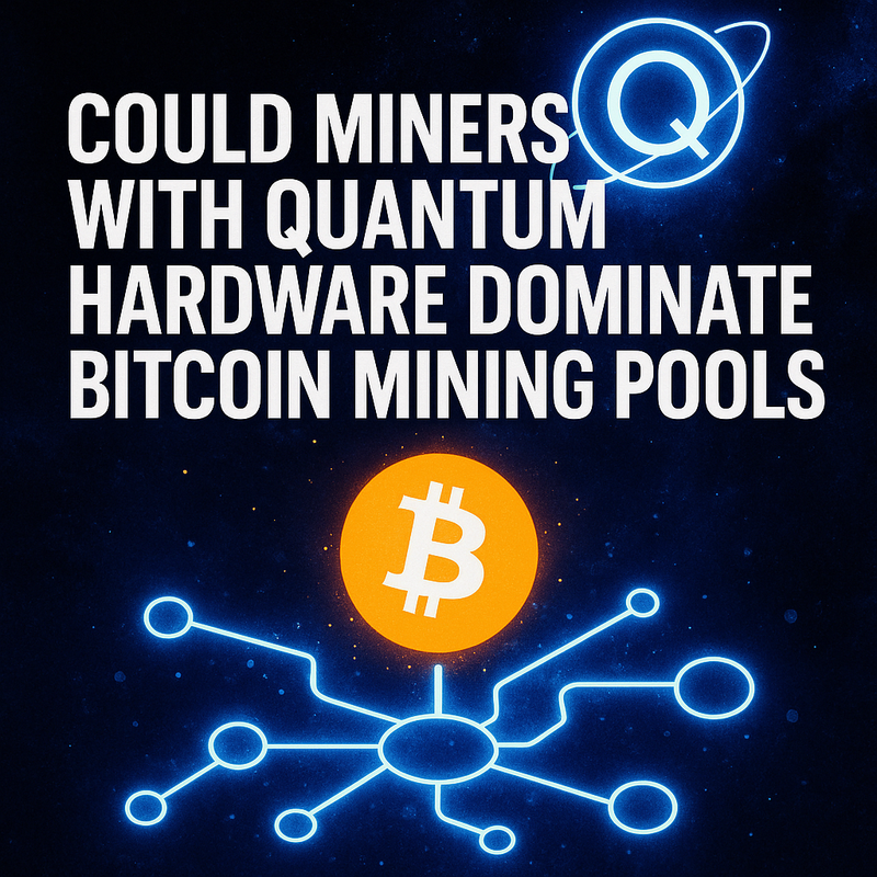 Could miners with quantum hardware dominate Bitcoin mining pools