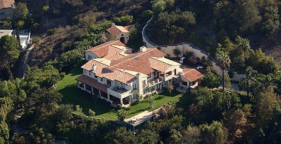 Justin Timberlakes Hus i Los Angeles, CA, USA