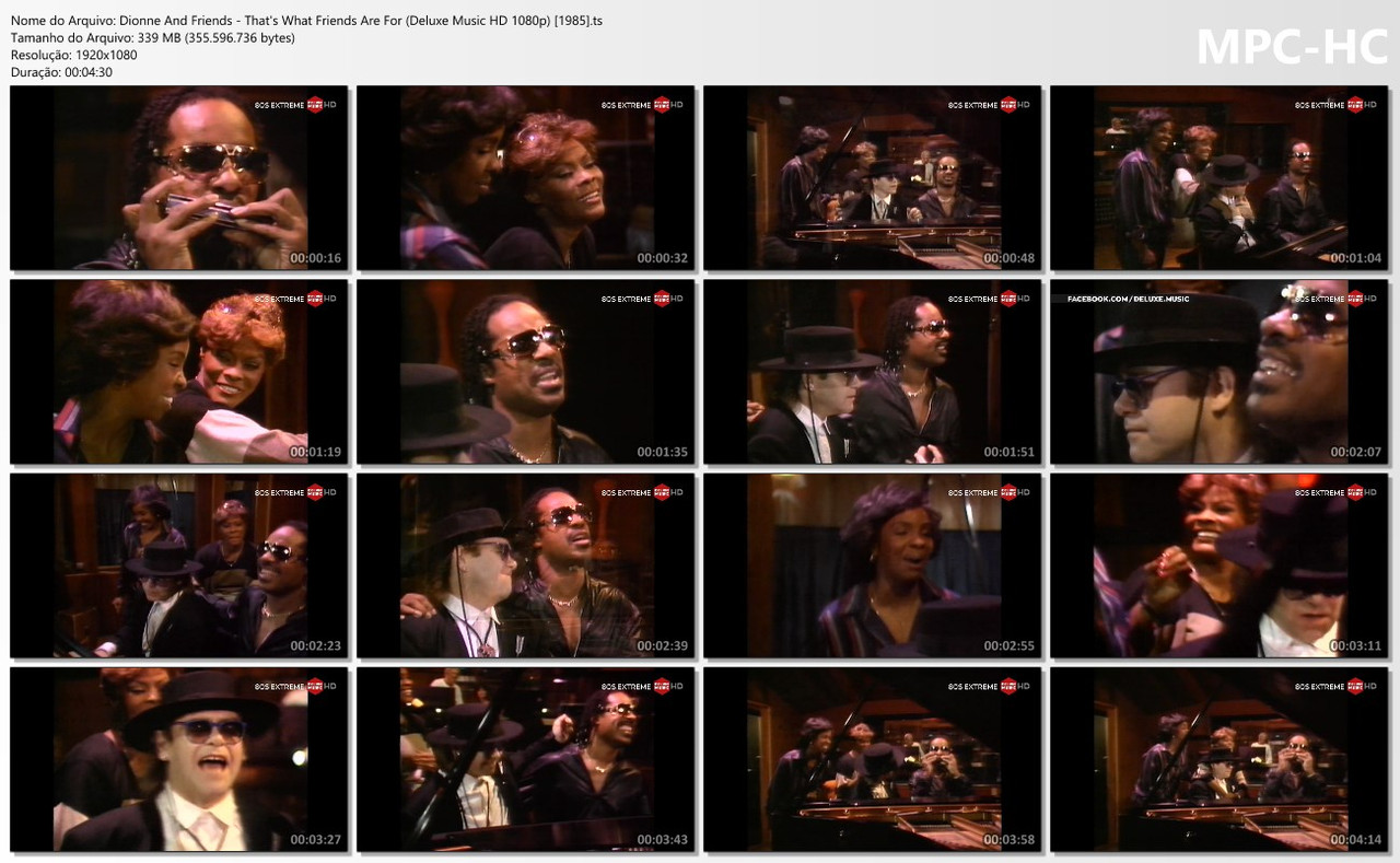Dionne And Friends - That's What Friends Are For (Deluxe Music HD 1080p) [1985].ts