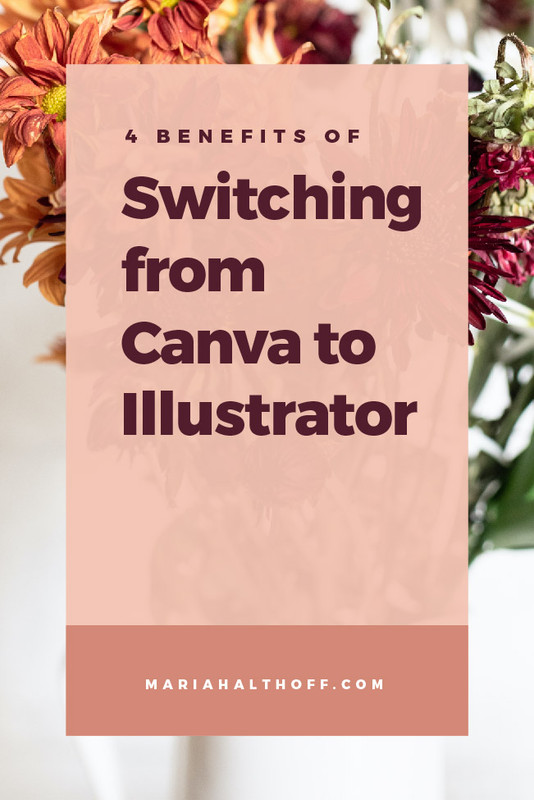 If you’re new to design, you’ve probably dabbled in web-based designs programs like Canva. If you’re ready to step it up a notch (and maybe even make this your full-time career), you need to be using more professional software! To help you understand the difference between these beginner programs and top-tier design applications, I’ve put together a list of the top four benefits of switching from Canva to Illustrator!
