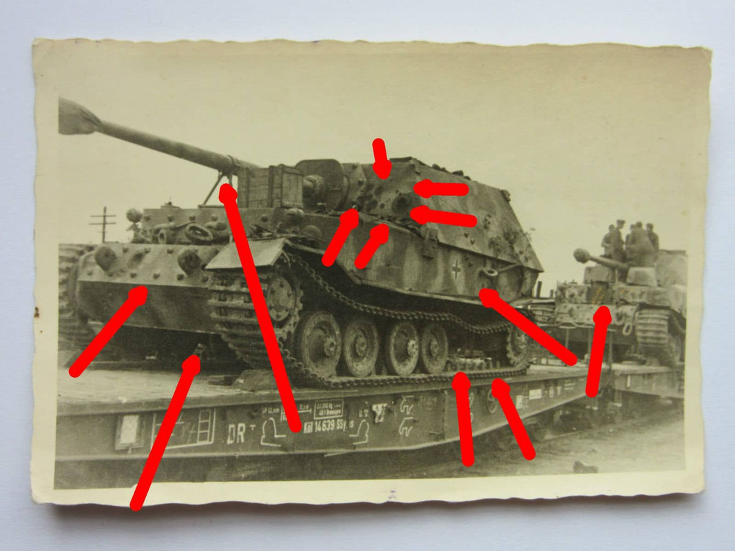 Foto Panzerjäger Ferdinand Tiger P Sd.Kfz.184 Ca
