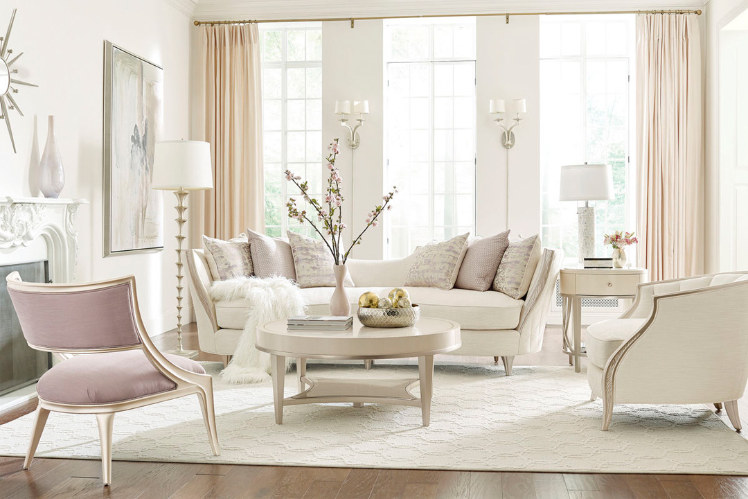 Adela Conversation Sofa Available at malindafurniture.com