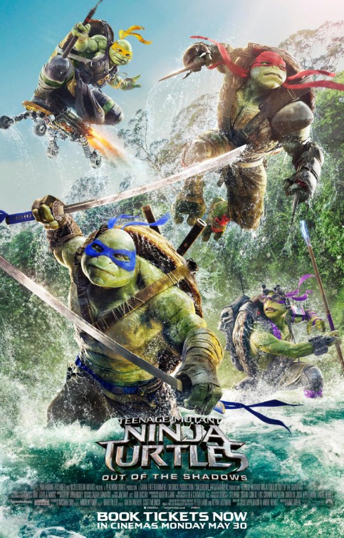 Teenage Mutant Ninja Turtles: Out of the Shadows ( 2016 ) 3D