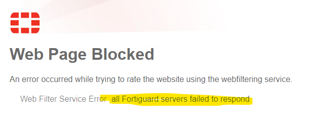 Fortigate Policy Rules gebrochen