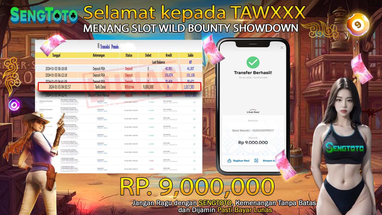 BUKTI PEMBAYARAN SLOT WILD BOUNTY SHOWDOWN